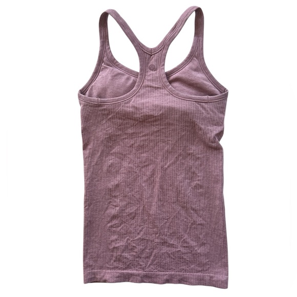 Lululemon Ebb To Street Tank II in Figue Pink Size 4 Gently Used - Picture 5 of 7